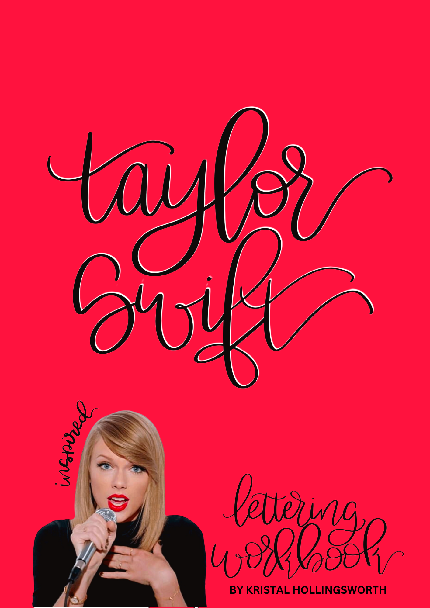Taylor Swift inspired - Let's Learn Hand Lettering workbook